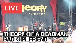 Theory of a Deadman  Bad Girlfriend Live in HD  Download Festival 2012 [upl. by Lemraj670]