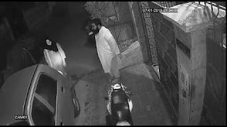 CCTV Robbery Footage in Karachi 7012018 [upl. by Pelson433]