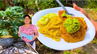 Hoy almmorzamos ento en la finca muy sano y saludable con papitas [upl. by Arama]