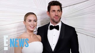 Emily Blunt Hilariously REACTS to Husband John Krasinski’s Sexiest Man Alive Title  E News [upl. by Bernete]