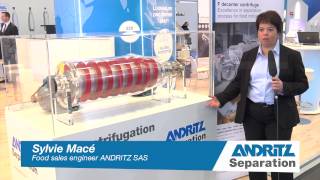 ANDRITZ SEPARATION at the ANUGA FoodTec 2015 [upl. by Yrram]