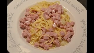 Spaghettis style carbonara light au cookeo [upl. by Hewett292]