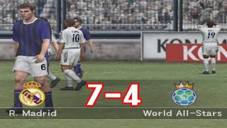 Hack PS2  Winning Eleven 9 Real Madrid Vs World AllStar Off Season Week 8 [upl. by Xineohp922]