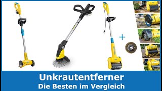 Elektrische Unkrautentferner Test Vergleich 2024 🥇GLORIA MultiBrush WeedBrush amp Kärcher WRE 1855 [upl. by Ytiak]