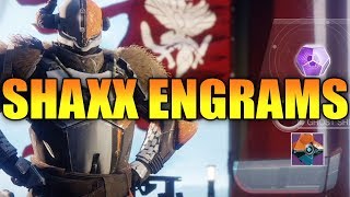 Lord Shaxxs Crucible Engram Guide  Destiny 2 [upl. by Asseniv]