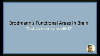 Brodmann area made simple Simplified numericals Mapped brain Anatomy Physiology Neurology [upl. by Jat259]