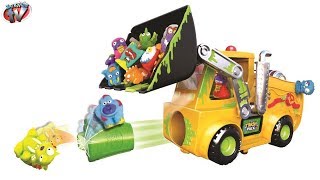 THE TRASH PACK Load N Launch Bulldozer Playset TOYS VIDEO Review [upl. by Amin]