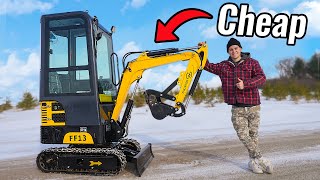 Temu Mini Excavator Testing [upl. by Amick]