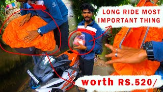 Most important thing for long ride  rain cover for bag unboxing  price 520 [upl. by Pfosi568]