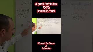 Periodic acid Oxidation of Glycol  Oxidation of Vicinal Diol  Dihydric Alcohol Shorts [upl. by Einaled841]