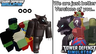 Lunar Overture Enemies Meet Their Old Versions TDS Meme [upl. by Cuthburt303]