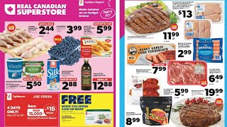 Real Canadian Superstore Flyer Canada 🇨🇦  August 01  August 07 [upl. by Derr]