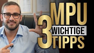 3 wichtige Tipps für deine kommende MPU  MPU Vorbereitung  2023 [upl. by Zerla]