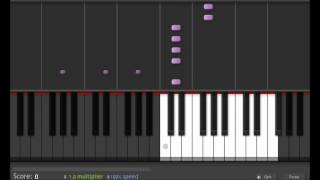 Beautiful Piano Song Synthesia  Cold by Jorge Méndez [upl. by Ahtinak]