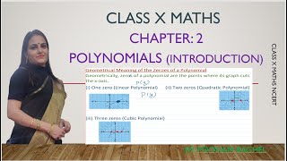 POLYNOMIALS CLASS X MATHS CHAPTER 2 [upl. by Trevah]