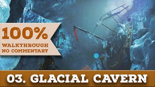 Rise of the Tomb Raider Walkthrough 1440p 100 Completion Survivor part 3 GLACIAL CAVERN [upl. by Nosmas]