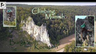 Rock Climbing around Munich Konstein and Burgstein  Klettern bei München im südlichen Frankenjura [upl. by Aivyls]