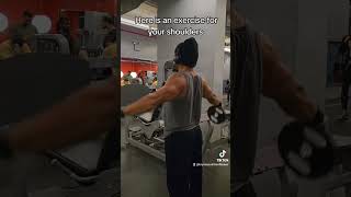 Side Laterals for Shoulder Gains🔥 fitness shoulder lateralraise deltoid bodybuilding bodybuild [upl. by Ahsial]