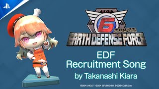 Earth Defense Force 6  Recruitment Song by Takanashi Kiara  PS5 amp PS4 Games [upl. by Fante]