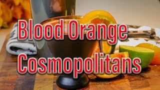 Perfect Halloween Cocktail  Blood Orange Cosmopolitans [upl. by Asteria]