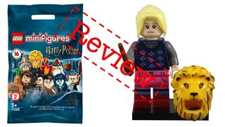 LEGO Luna Lovegood Gryffindor Lion Hat Minifigure 710285 Harry Potter Minifigure Series 2 Review [upl. by Ecirehc]