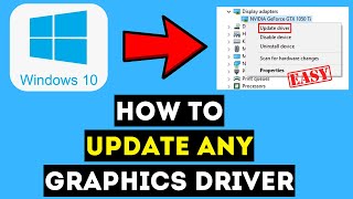 How To Update ANY Graphics Driver in Windows 1011  Quick And Easy Tutorial [upl. by Hamid631]