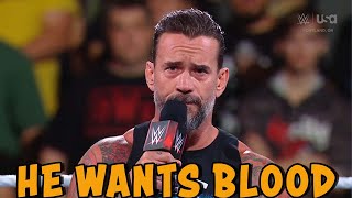 CM PUNK PROMISES TO MAKE DREW BLEED IN HELL IN A CELL [upl. by Coleen792]