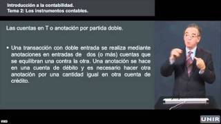 Lección instrumentos contables  contabilidad  ADE  UNIR [upl. by Akirea]