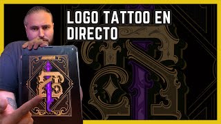 Directo de lettering en procreate Logotipo BI Monograma Part 2 [upl. by Leonidas]