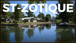 STZOTIQUE  Quebec Canada  Plage et Canaux Navigables  Virtual Tour [upl. by Weathers707]