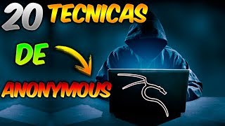 MEJORES 20 Herramientas de un EXPERTO ANONYM0US en KAL1 LINUX [upl. by Holna]