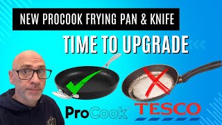 Upgrade from Tesco to ProCook Frying Pan and Steak Knife  UK Carnivore [upl. by Opalina]