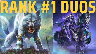 Winning the game by turn 8  1 Battlegrounds NA Duos 18k w SaphirexX Hearthstone [upl. by Ardnuaed]