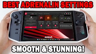 AMD Adrenalin Setup for LEGION GO Best Quality Without Sacrificing Too Much Performance [upl. by Sedinoel]