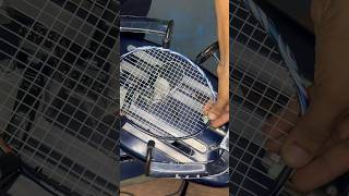 Yonex 100 ZZ Stringing With Yonex Bg 65 strings  sm sports yon yonex badmintonracket [upl. by Marozik]