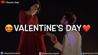 💞Valentine Day Status💖  Happy Valentines Day Shayari Status Valentines Day Shayari Status 2022❣️ [upl. by Sternberg227]