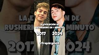 La Evolución de Rusherking en 1 minuto 20172024 rusherking [upl. by Reba34]