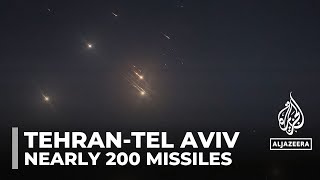 Tehran launches nearly 200 missiles Netanyahu quotIran made a big mistake it will pay for itquot [upl. by Corinna953]