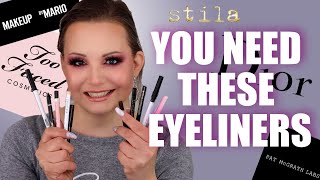 TOP 10 EYELINER RECOMMENDATIONS [upl. by Ocirema]