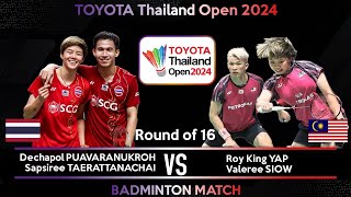 🔴LIVE SCORE  PUAVARANUKROH TAERATTANACHAI vs YAP SIOW  Thailand Open 2024 Badminton [upl. by O'Malley781]