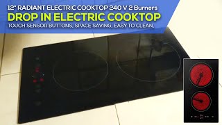 12 Inch BuiltIn Ceramic Electric Cooktop Review amp Install Tips [upl. by Lilia]