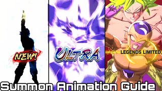 Dragon Ball Legends ULTIMATE Summon Animation Guide amp Breakdown [upl. by Puett]