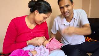 Time ho gya dudh 🍼pine ka  Breastfeeding vlog  Village lifestyle  My daily vlog [upl. by Issor]