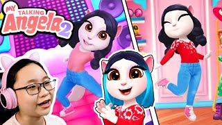 My Talking Angela 2  Christmas Update Gameplay ☃️🎄 Angela Vs Angela ❄️ [upl. by Mitinger758]