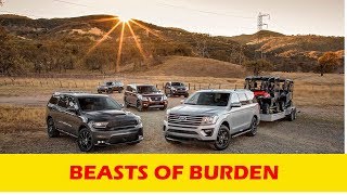 Ford Expedition vs Chevrolet Tahoe vs Dodge Durango vs Toyota Sequoia vs Nissan Armada [upl. by Ynaoj]