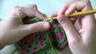 Tutorial Cómo Unir Granny Squares 3 formas [upl. by Orelee]