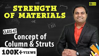 Concept of Column and Struts  Columns and Struts  Strength of Materials [upl. by Eisdnil]