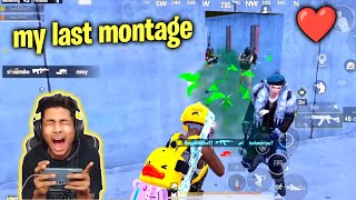 MY LAST MONTAGE 🥺  BGMI MONTAGE  SAMSUNG A3A5A6A7J2J5J7S5S6S759A10A20A30A50A70 [upl. by Hiltner]