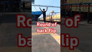 Round of back flip कैसे करें flip ytshorts shorts fitness [upl. by Nomelc]