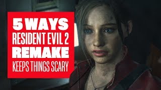 5 Ways Resident Evil 2 Remake Keeps Things Scary  Resident Evil 2 Remake Ada Claire Leon Gameplay [upl. by Oisinoid273]